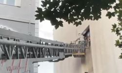 Polisten kaçtı: Baca boşluğuna sıkıştı