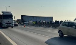 TEM'de kaza: Ankara yönü trafiğe kapalı