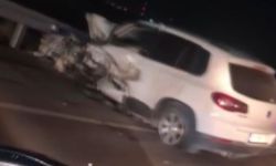 İki otomobilin kafa kafaya çarpıştığı kazada can pazarı