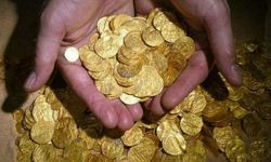 Yol çalışmasında çuval çuval altın bulundu