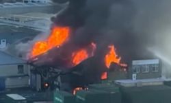 Korkutan depo yangını