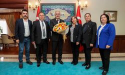 Bursa Valisi Ayyıldız'a TÜED Uludağ Şubesinden Ziyaret