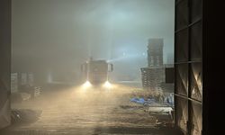 Palet fabrikasında yangın