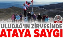 Uludağ Zirvesinde Atatürk’ü anma etkinliği