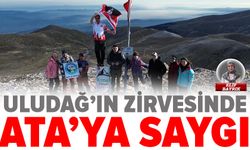 Uludağ Zirvesinde Atatürk’ü anma etkinliği
