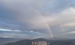Bursa semalarında gökkuşağı oluştu