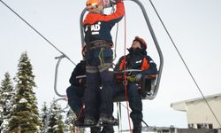Uludağ’daki tatbikat gerçeği aratmadı