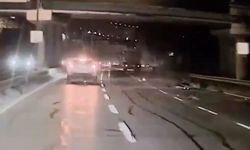 Alkollü kamyon sürücünün kuryenin ölümüne neden olduğu o anlar kamerada