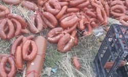 Ankara’da yüzlerce kilo et ürünü boş araziye atıldı