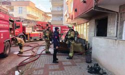 Bursa'da apartman dairesinde yangın