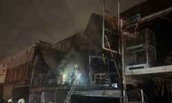 Başakşehir Atatürk Oto Sanayi Sitesi'nde korkutan yangın