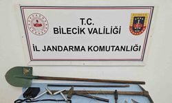 Bilecik’te define avcıları suçüstü yakalandı