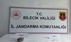 Bilecik’te jandarmanın şüphe üzerine durdurduğu araçtan uyuşturucu çıktı