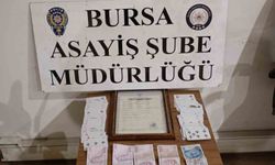 Bursa'da 300 polisle uygulama: Mekanlar denetlendi, kumar masaları çökertildi