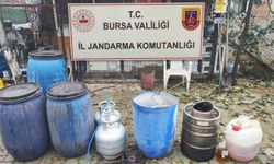 Bursa'da jandarmadan yılbaşı öncesi kaçak içkiye darbe