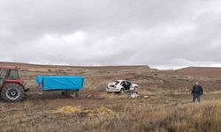 Çorum’da otomobil şarampole yuvarlandı: 2 yaralı