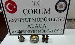 Çorum’da tarihi eser operasyonu: 1 gözaltı