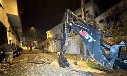 Edirne’de patlayan borudan fışkıran su metrelerce yükseğe çıktı