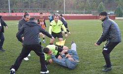 Eskişehir’de hakeme saldırı kameraya yansıdı