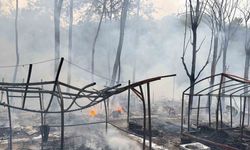 Fethiye’de onlarca karavan ve bungalov küle döndü