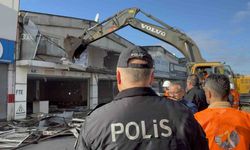 Gülsan Sanayi Sitesi’nde ilk yıkım başladı