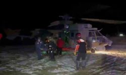 Hasan Dağı’nda mahsur kalan öğrenciler helikopterle kurtarıldı