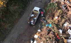 İstanbul’da gökdelenlerin gölgesinde kaçak moloz dökümü