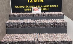 İzmir’de binlerce uyuşturucu hap ve kokain ele geçirildi