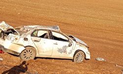 Kontrolden çıkan otomobil tarlaya uçtu: 1 yaralı
