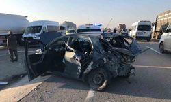 Konya’da üç araçlı zincirleme kaza: 1 yaralı