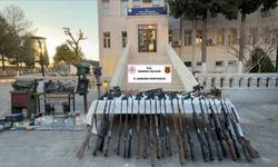 Mardin’de yasa dışı silah imalathanesine baskında çok sayıda silah ele geçirildi