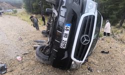 Muğla’da yolcu minibüsü devrildi: 3 yaralı