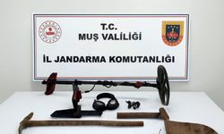 Muş’ta sit alanında kaçak kazı yapan 3 kişi yakalandı