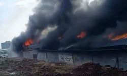 Nurdağı’nda depo yangını