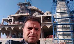 Ravza Camii yapımında iskeleden düşen işçi hayatını kaybetti