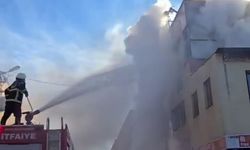 Şanlıurfa’da halı yıkama atölyesinde yangın