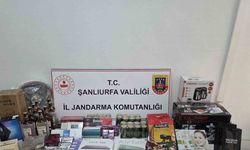 Şanlıurfa’da kaçakçılık operasyonunda çok sayıda kaçak ürün ele geçirildi