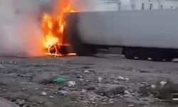 Şanlıurfa’da korku dolu tır yangını