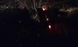 Şarampole devrilen otomobilden sızan yakıt paniğe neden oldu