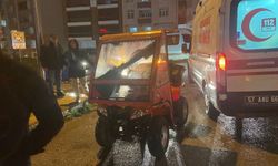 Sinop’ta ATV yayaya çarptı: 1 yaralı
