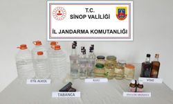 Sinop'ta kaçak alkol operasyonu: 3 gözaltı