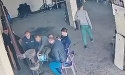 Sobaya dökülen mazot bomba gibi patladı, çırak yaralandı