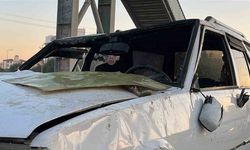 Takla atarak hurdaya dönen Tofaş’ın sürücüsü yaralandı