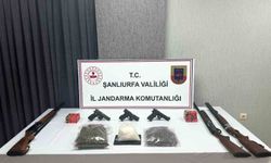 Viranşehir'de uyuşturucu ve silah ele geçirildi