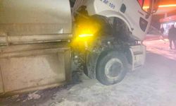 Yakıt yüklü tankerden yükselen dumanlar korkuttu