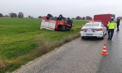 Yangına giden itfaiye aracı kaza yaptı: 1 yaralı