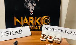 Yerköy’de 165 adet sentetik ecza maddesi ele geçirildi