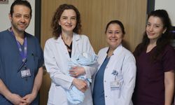 Bursa Şehir Hastanesi Tüp Bebek Merkezi'nde ilk bebek dünyaya geldi