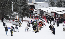 Uludağ'a haftasonu akını