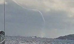 Marmaris Körfezi’nde hortum paniği